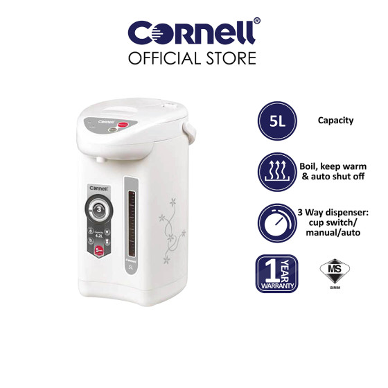 Cornell 5.0L Thermo Pot | CTP-TS50PWH
