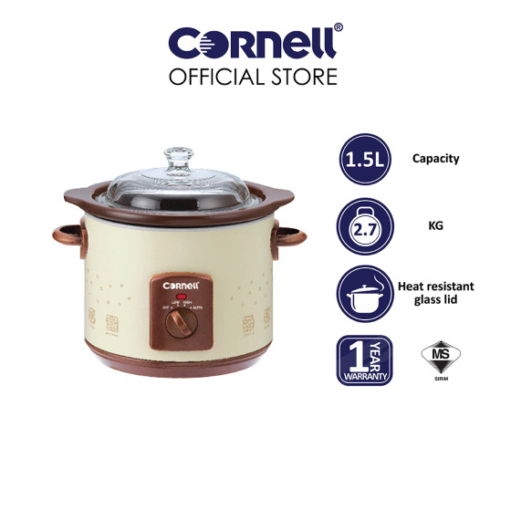 Cornell Slow Cooker 1.5L CSC-D15C | Kitchen Appliances