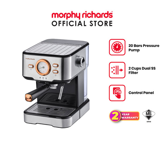 [NC] Morphy Richards 20bars PumpPressure Espresso Coffee Machine Coffee Maker | 172EM1