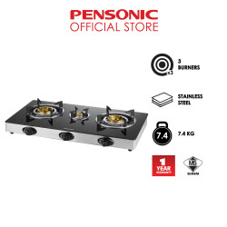 Pensonic 3 Burners Gas Cooker | PGC-3201G