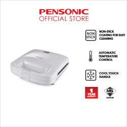 [NEW] Pensonic Sandwich Maker White | PST-9603(W)