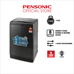 [NEW] Pensonic Fully Auto Washing Machine 11KG | PWA-1101X