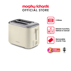 Morphy Richards Equip 2 Slices Toaster Black | 222064