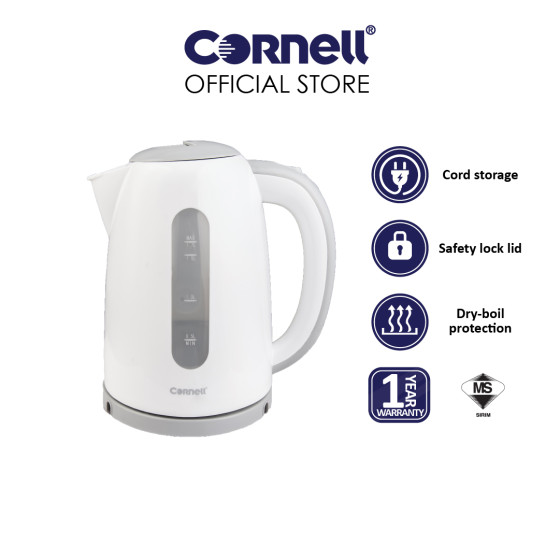 Cornell Cordless Plastic Jug Kettle 1.7L CJK-S175C