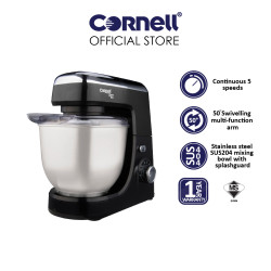 [Online Exclusive] Cornell Stand Mixer CSM-E600SSBK
