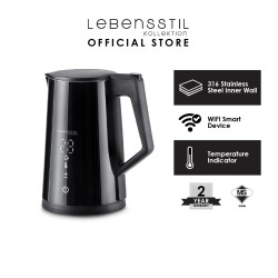 [NEW] Lebensstil Kollektion Wifi Smart Jug Kettle 1.7L | LKAB-1701WX