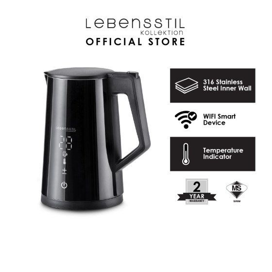 [NEW] Lebensstil Kollektion Wifi Smart Jug Kettle 1.7L | LKAB-1701WX