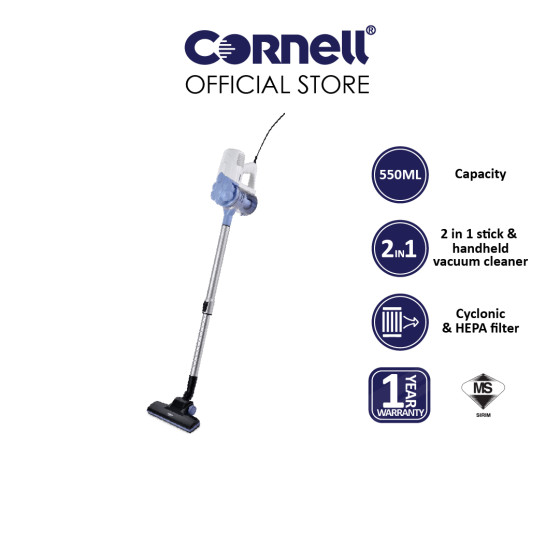 Cornell Blue Bae Series Handheld Wired Stick Vacuum Cleaner | CVC-WS550X