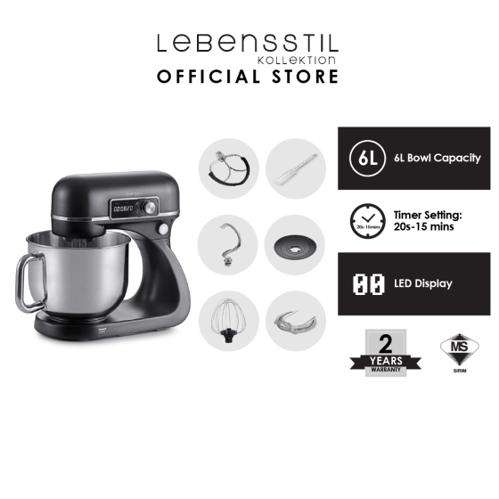 [NEW] Lebensstil Stand Mixer 6L | LKSM-6005DX