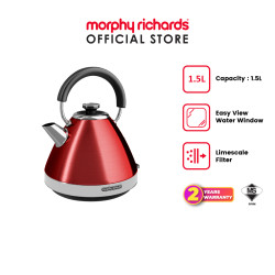[NEW] Morphy Richards Venture Pyramid Red Kettle |100133