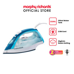 [NC] Morphy Richards Steam Iron - Crystal Clear Blue | 300300