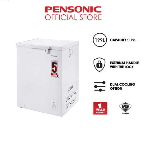 Pensonic Chest Freezer 199L | PFZ-203