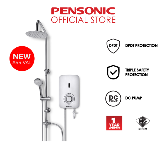 Pensonic Instant Water Heater with Rain Shower | PWH-988SPR