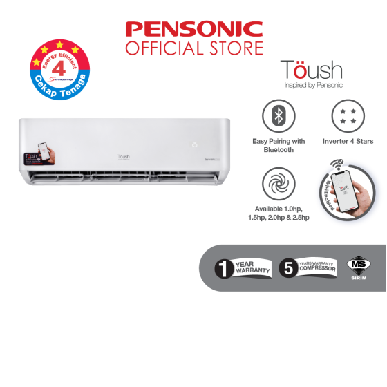 Toush Wall Mounted Air Conditioner 2.0HP | T2028SACI-SW/CU
