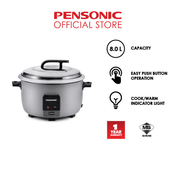 COMMERCIAL RICE COOKER 8L |PRC-8000A