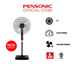 STAND FAN 16” |PSF-4512(BK)