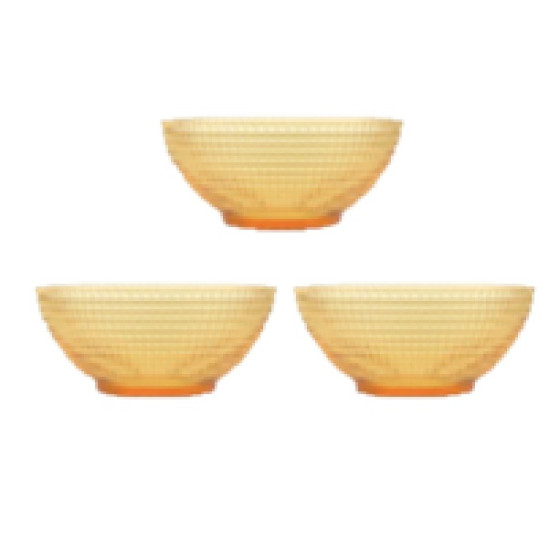 VISIONS® Amber Dinnerware (350ml) Rings Bowl Set