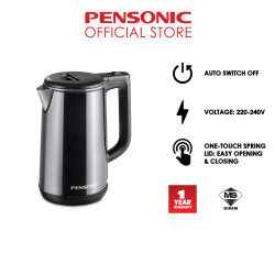PENSONIC ELECTRIC JUG KETTLE 1.8L |PAB-1800CS