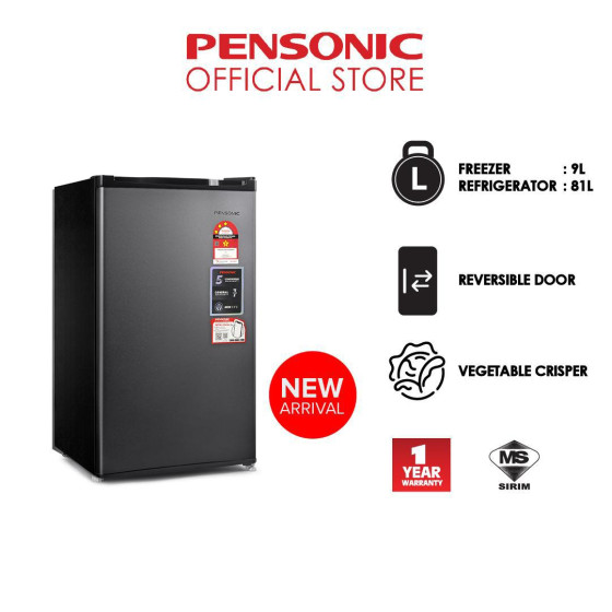 Pensonic 1 Door Refrigerator 110L | PRS-1100