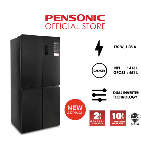PENSONIC MULTI DOOR REFRIGERATOR |PMD-4310Di