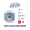 Pensonic Batik Series Jar Rice Cooker (1.0L) | PSR-1005B