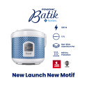 Pensonic Batik Series Jar Rice Cooker (1.5L) | PSR-1505B