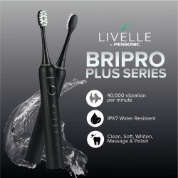 [ NEW ] Pensonic Livelle Bripro Plus Series Sonic Toothbrush | STS5001BK