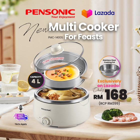 PENSONIC MUTLICOOKER | PMC-1400S