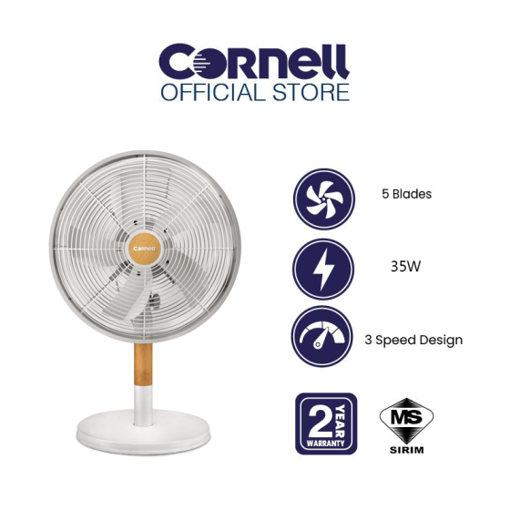 CORNELL METAL TABLE FAN 12” | CCF-1211CP