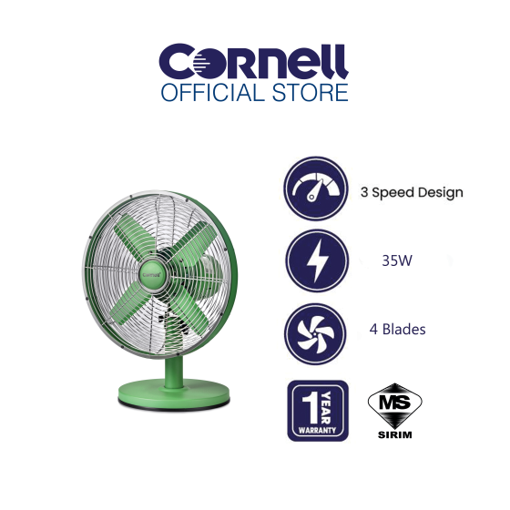 CORNELL METAL TABLE FAN12" |CCF-1210CP