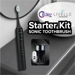 Starter Kit Combo [BriPro Plus Sonic Toothbrush + Head Replacement]