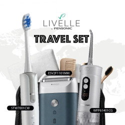 [Travel Bundle] Pensonic Livelle include Water Floss, Shaver, Electric Toothbrush