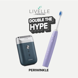 [Double The Hype Lilac] Pensonic Double the Hype Toothbrush and Shaver