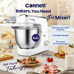 Cornell Stand Mixer | CSM-E600SSWH