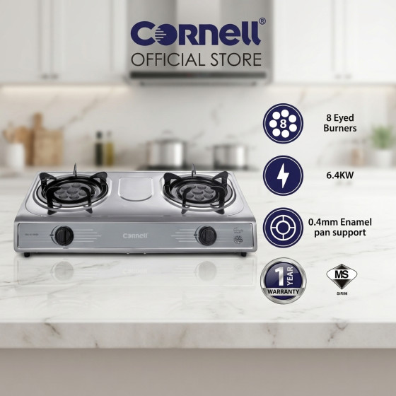 Cornell Stainless Steel Panel Gas Stove | CGS-S1252SS